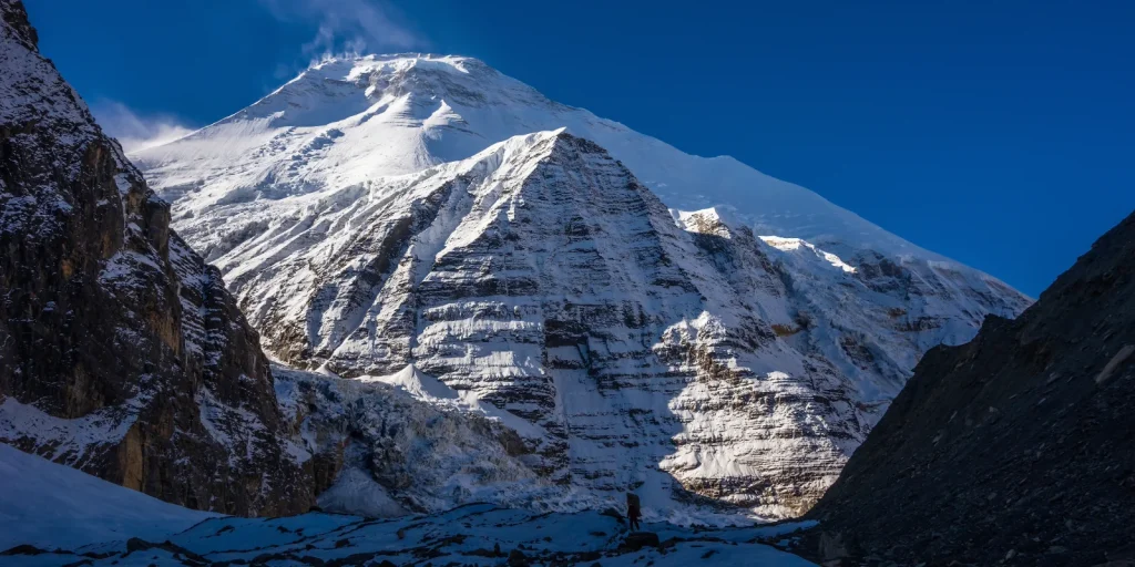 Dhaulagiri Snowed Hard Last Night