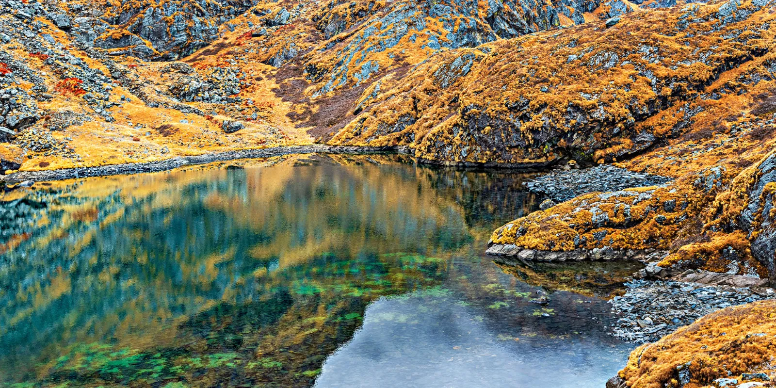 One of five Hindu holy lakes in in Panch Pokhari