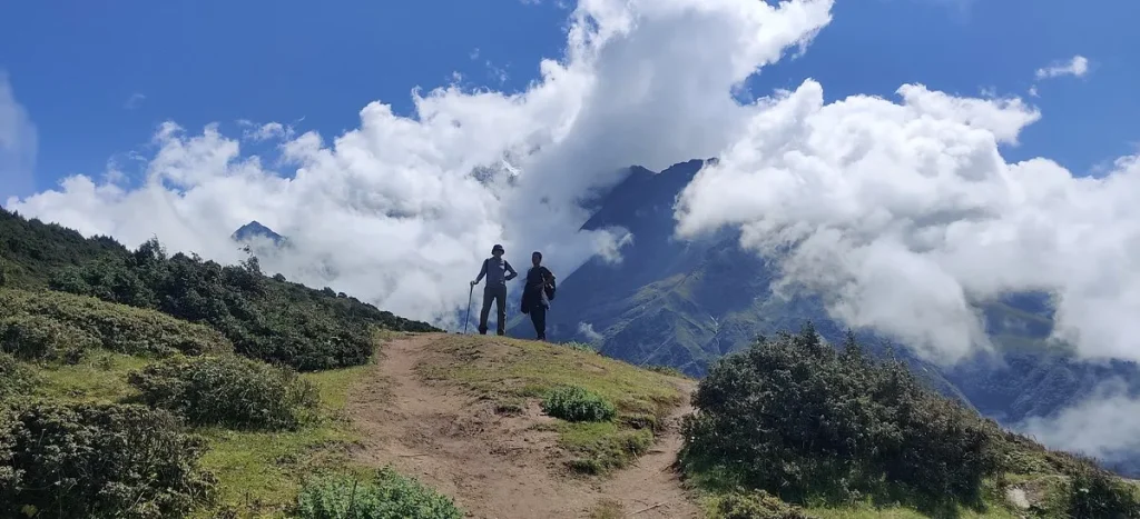 Trekking on Hills of Nepal