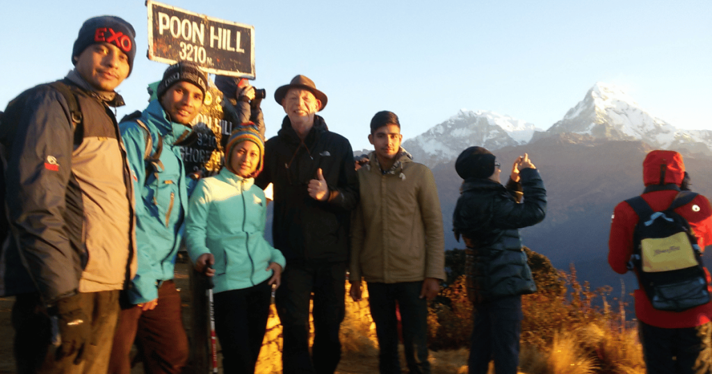 Poon Hill Trek group